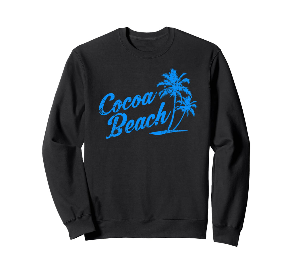 Cocoa Beach Florida Distressed Sweatshirt - Trendy Graphic for Adults - T-Shirt, Sweatshirt, Hoodie