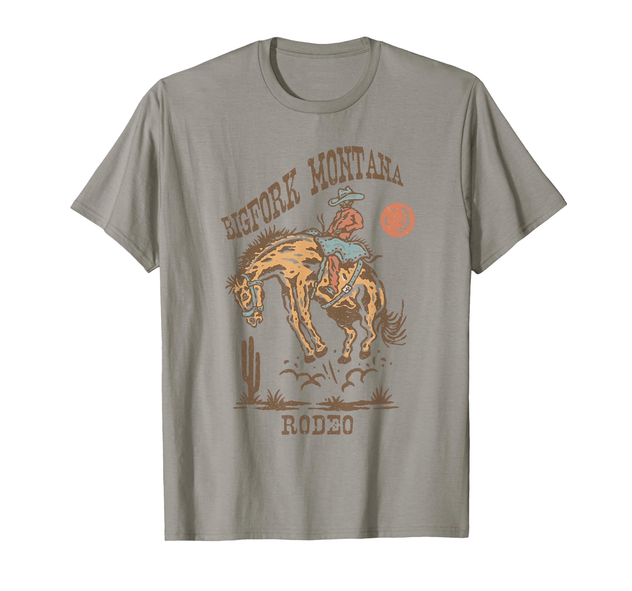 Bigfork Montana Rodeo Cowgirl T-Shirt - Unique Graphic Unisex - T-Shirt, Sweatshirt, Hoodie