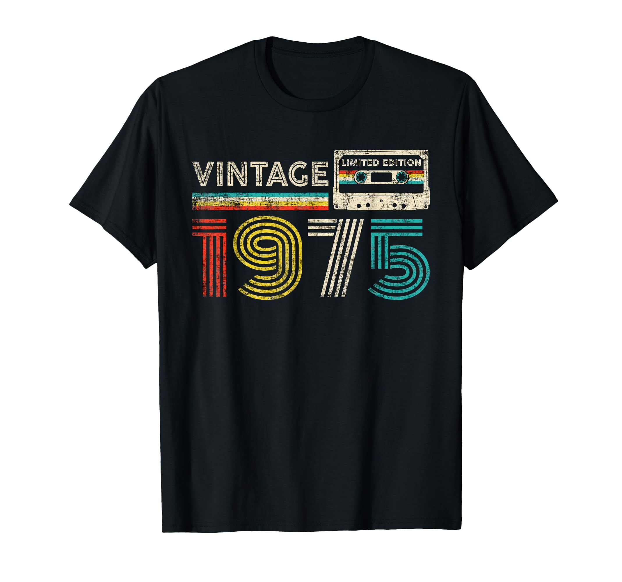 1975 51St Birthday Gifts 1975 Cassette T-Shirt - Custom Art Print Unisex - T-Shirt, Sweatshirt, Hoodie