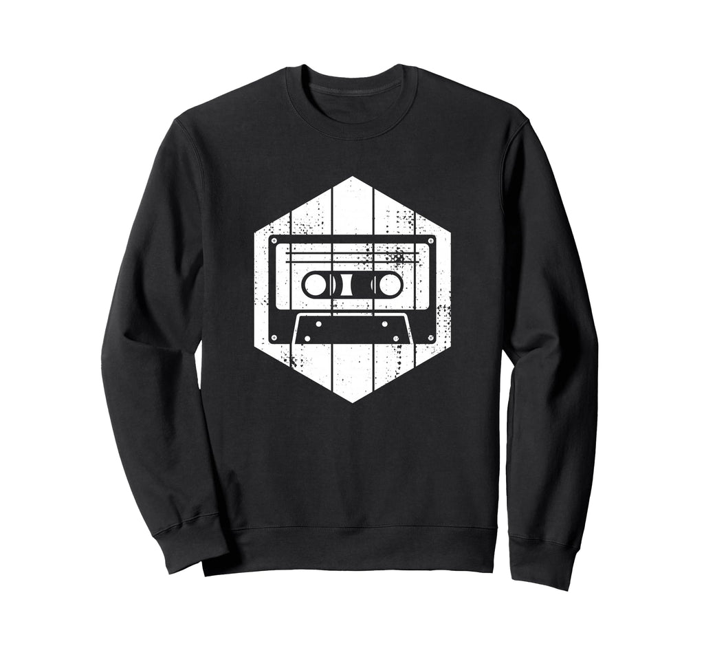 80S Cassette Tape Drawing Sweatshirt - Aesthetic Graphic Men Women - T-Shirt, Sweatshirt, Hoodie