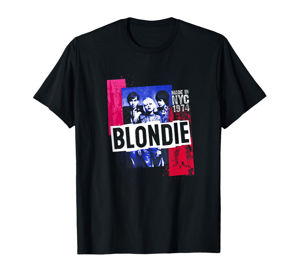 Blondie Nyc 1974 Splatter Band T-Shirt - Custom Art Print for Adults - T-Shirt, Sweatshirt, Hoodie