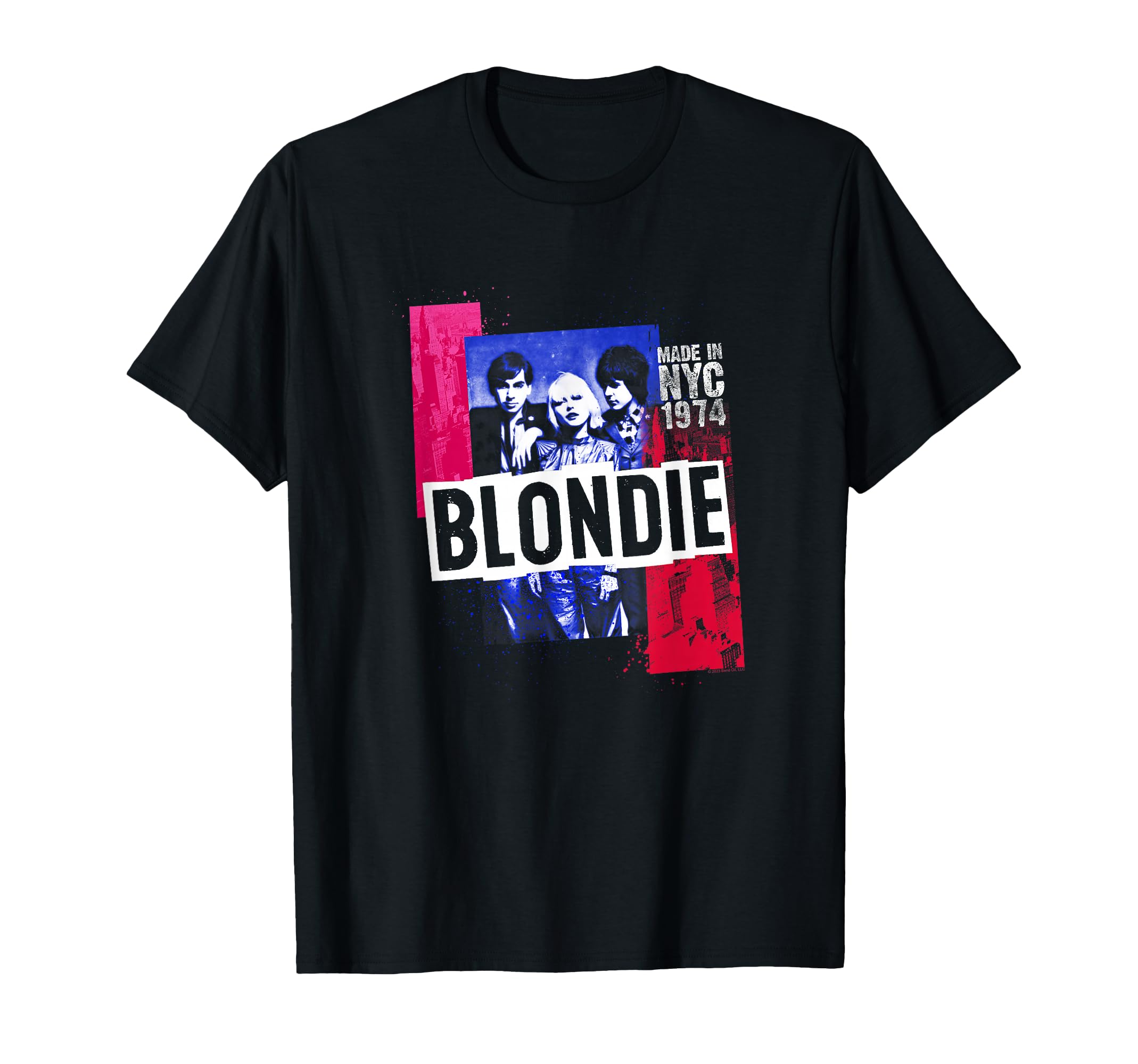 Blondie Nyc 1974 Splatter Band T-Shirt - Custom Art Print for Adults - T-Shirt, Sweatshirt, Hoodie