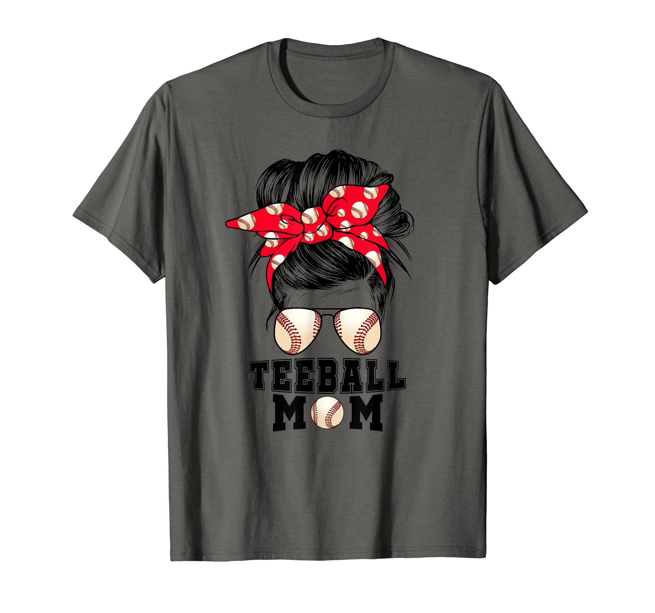 Teeball Mom Life T Ball Baseball Mom Life T-Shirt - Graphic Print Unisex - T-Shirt, Sweatshirt, Hoodie