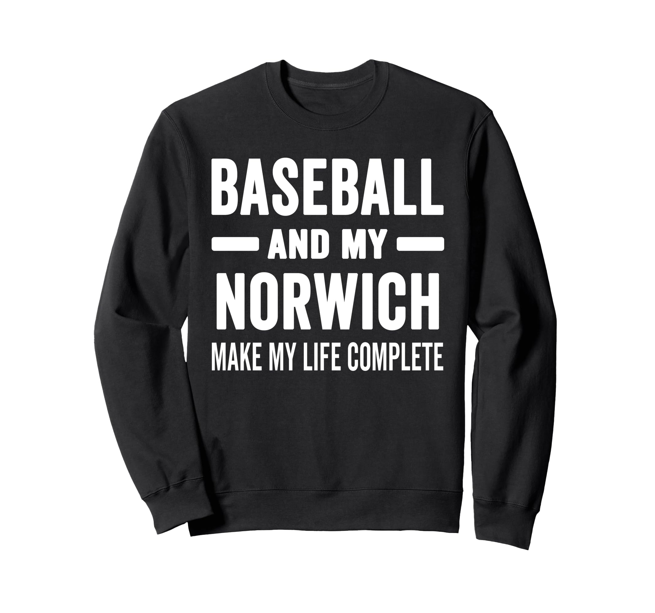 Baseball And My Norwich Mama Dog Sweatshirt - Graphic Print for Adults - T-Shirt, Sweatshirt, Hoodie