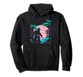 Bigfoot Vaporwave Aesthetic 90S Sasquatch Hoodie - Unique Graphic Unisex - T-Shirt, Sweatshirt, Hoodie