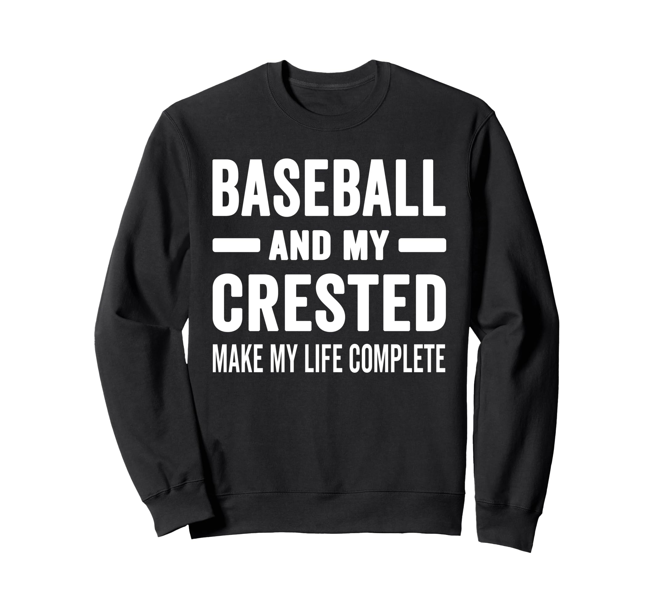 Baseball And My Crested Mama Dog Sweatshirt - Novelty Apparel Men Women - T-Shirt, Sweatshirt, Hoodie