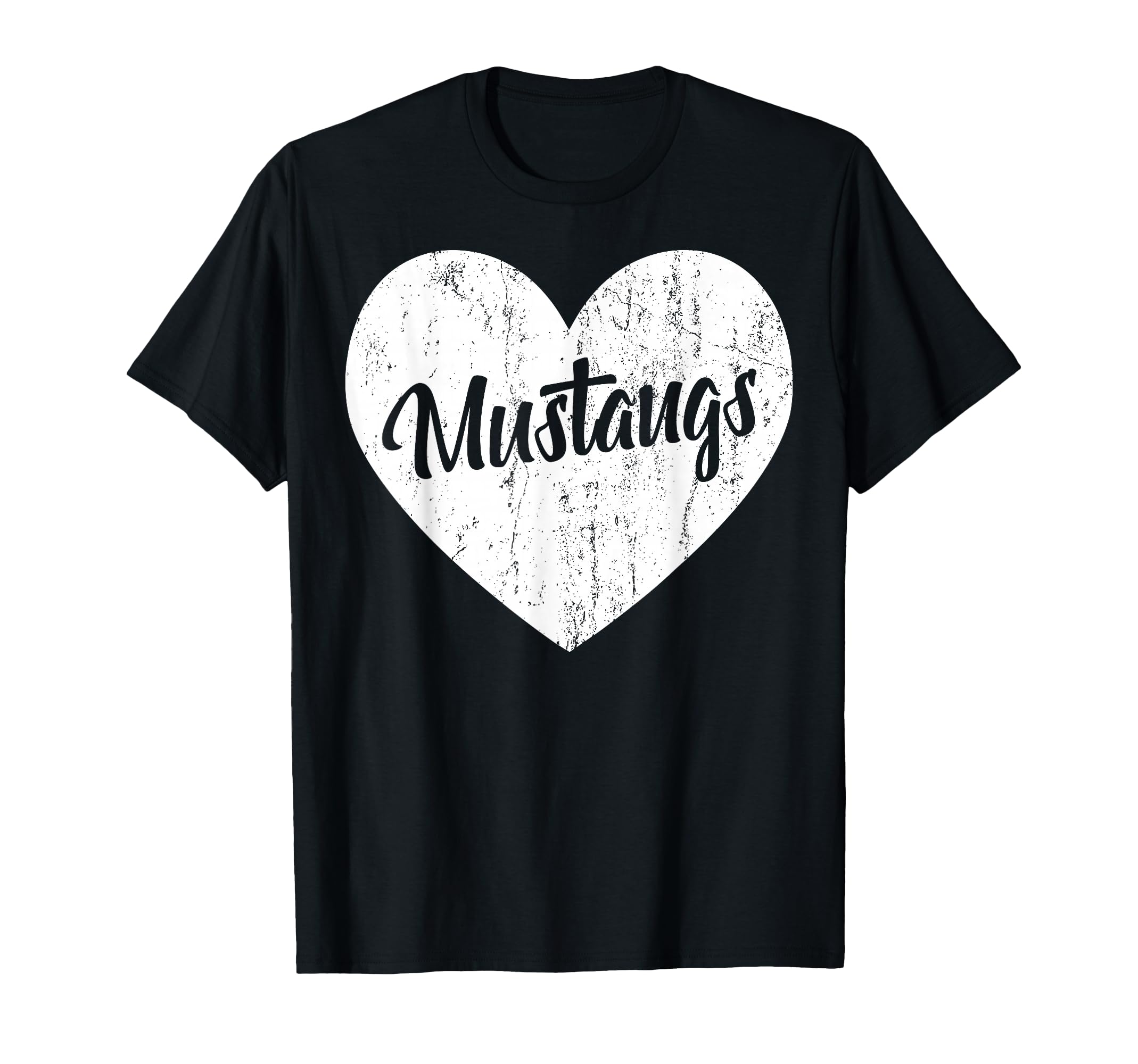 Mustangs School Sports Fan Team T-Shirt - Novelty Apparel for Adults - T-Shirt, Sweatshirt, Hoodie