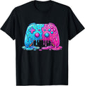 Melting Ice Cream Gamer Controller Drip - Adult & Kids T-Shirts, Sweatshirts & Hoodies apparel design preview 1