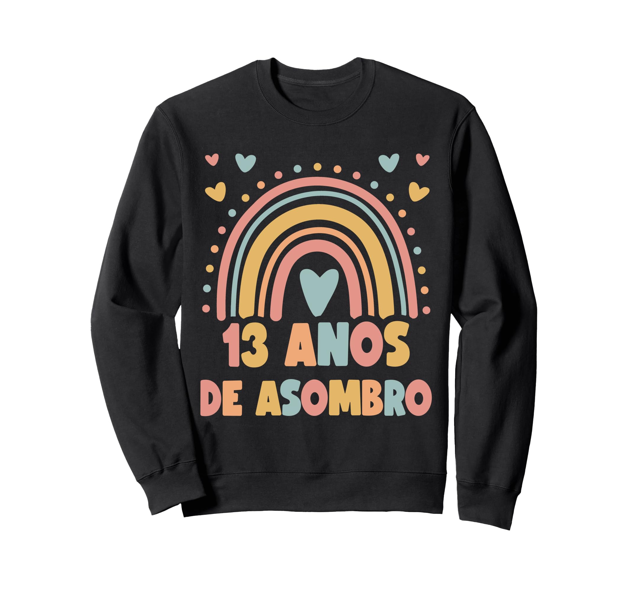 13 Year Old Boho Rainbow 13Th Sweatshirt - Unique Graphic Men Women - T-Shirt, Sweatshirt, Hoodie