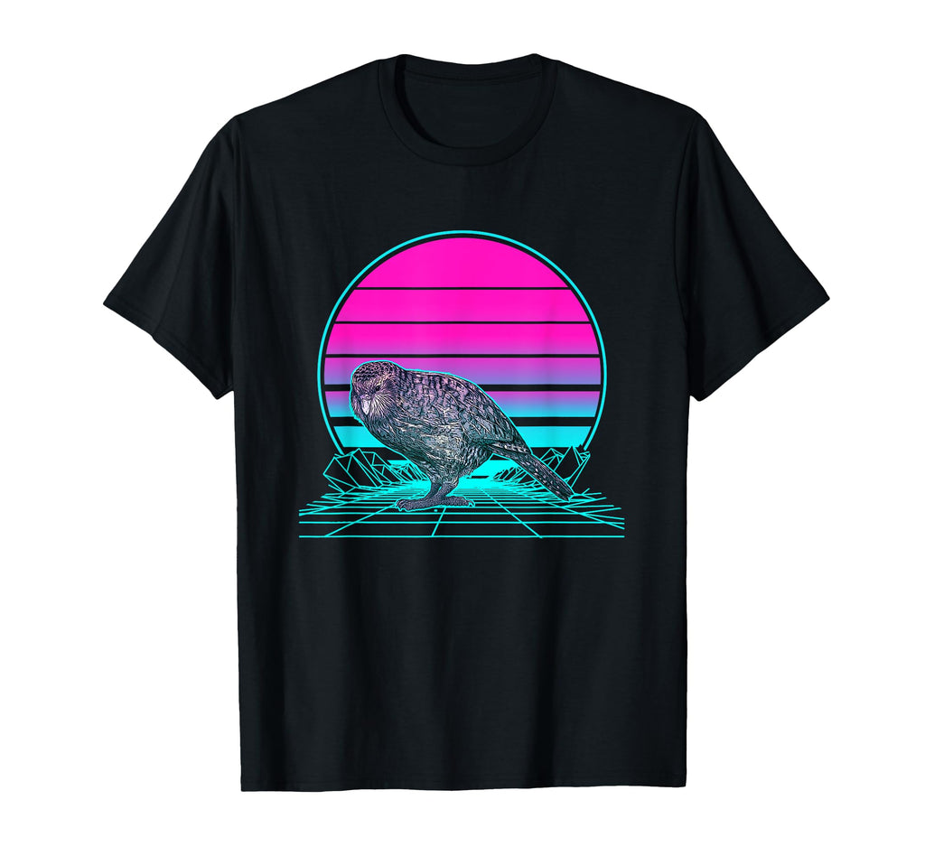 Sunset Kakapo T-Shirt - Aesthetic Graphic for Adults - T-Shirt, Sweatshirt, Hoodie