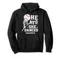Dad Both Dance And Baseball Dad Dancing Hoodie - Aesthetic Graphic Unisex - T-Shirt, Sweatshirt, Hoodie
