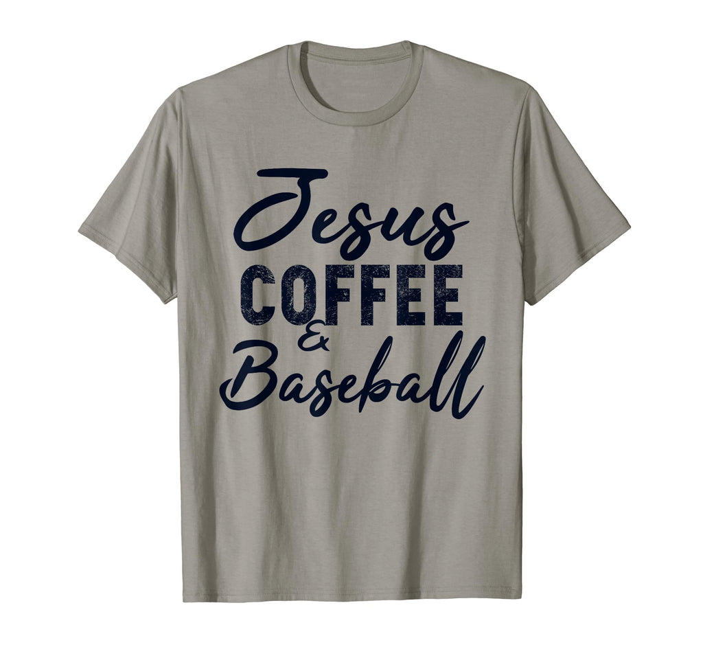 Jesus Coffee And Baseball Sport T-Shirt - Aesthetic Graphic Men Women - T-Shirt, Sweatshirt, Hoodie