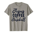 Jesus Coffee And Baseball Sport T-Shirt - Aesthetic Graphic Men Women - T-Shirt, Sweatshirt, Hoodie