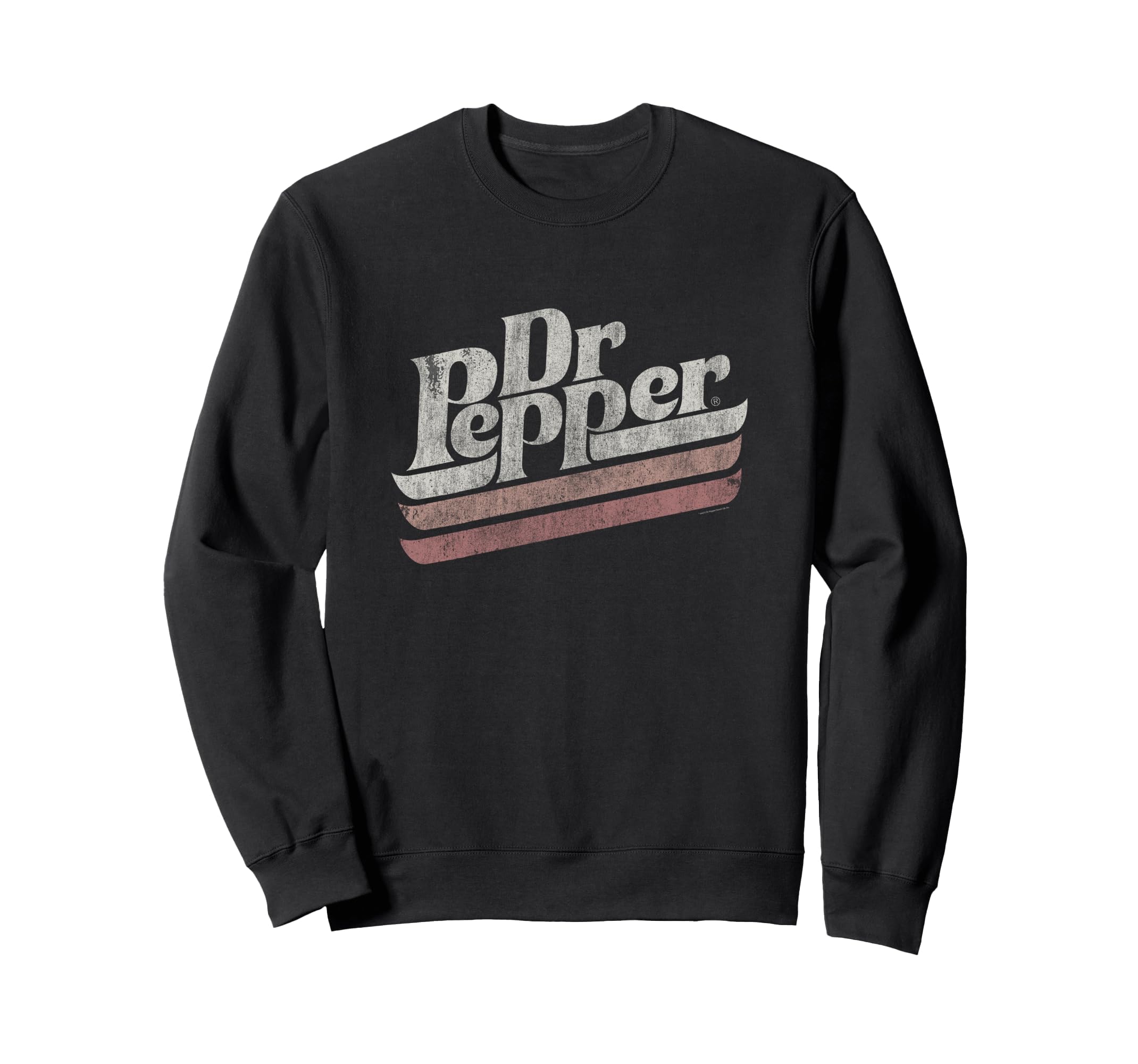 Dr Pepper Distressed Stripe Sweatshirt - Streetwear Style for Adults - T-Shirt, Sweatshirt, Hoodie