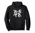 Coquette Bow Soccer Ball Mom Life Hoodie - Fun Novelty Design for Adults - T-Shirt, Sweatshirt, Hoodie