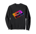 80S Cassette Tape 1980S Throwback Music Sweatshirt - Graphic Print Unisex - T-Shirt, Sweatshirt, Hoodie
