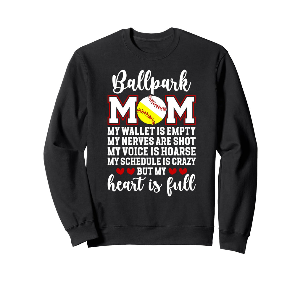 Baseball Softball Mom Proud Sweatshirt - Streetwear Style Men Women - T-Shirt, Sweatshirt, Hoodie