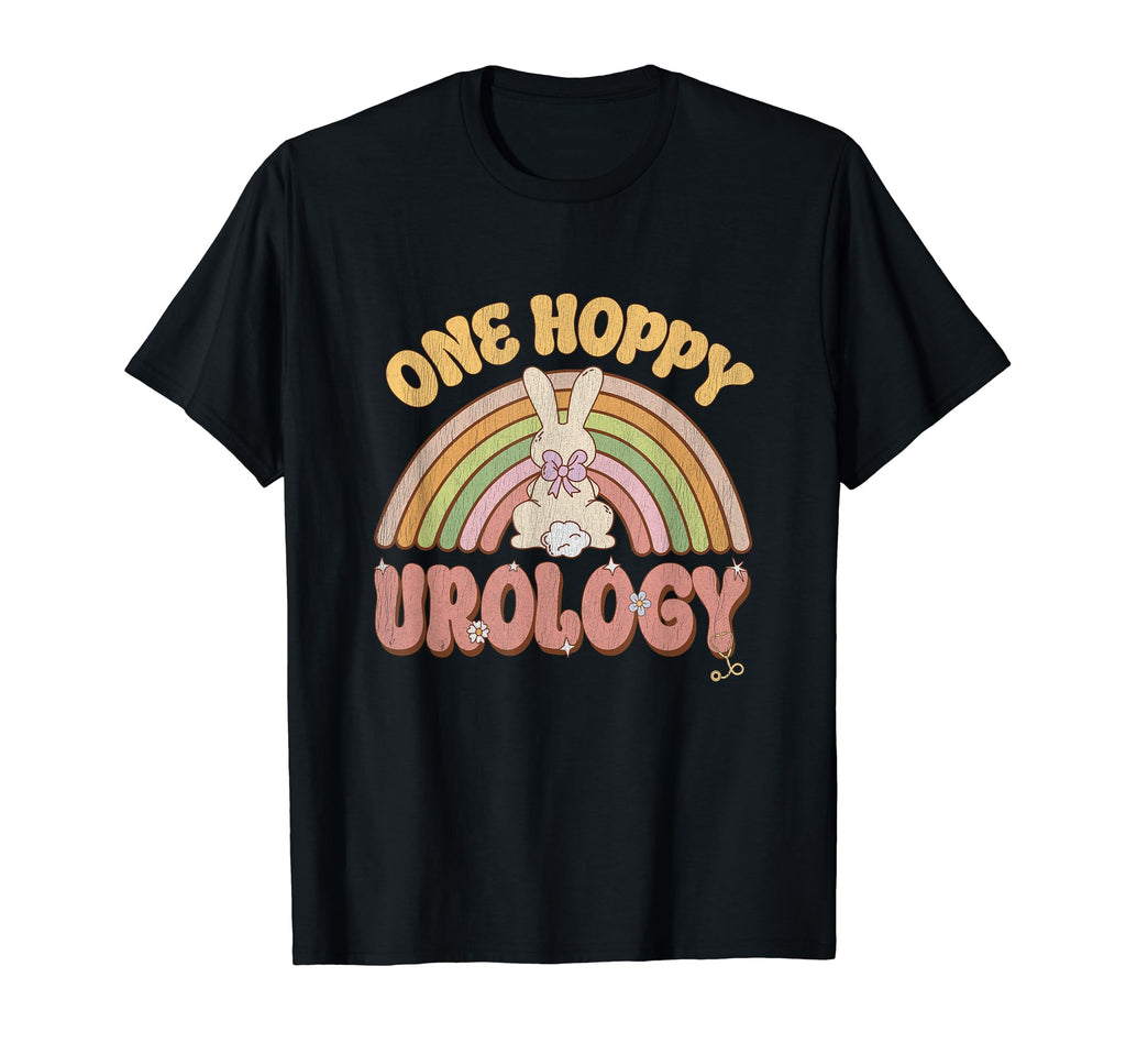 One Hoppy Urology Nurse Bunny Easter T-Shirt - Trendy Graphic Men Women - T-Shirt, Sweatshirt, Hoodie