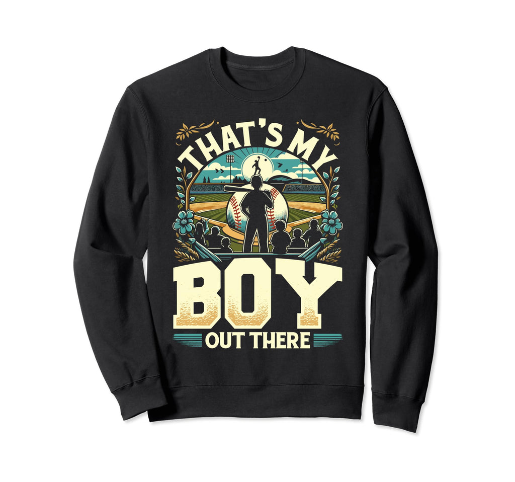 Fathers Day Baseball Dad Baseball Sweatshirt - Novelty Apparel for Adults - T-Shirt, Sweatshirt, Hoodie
