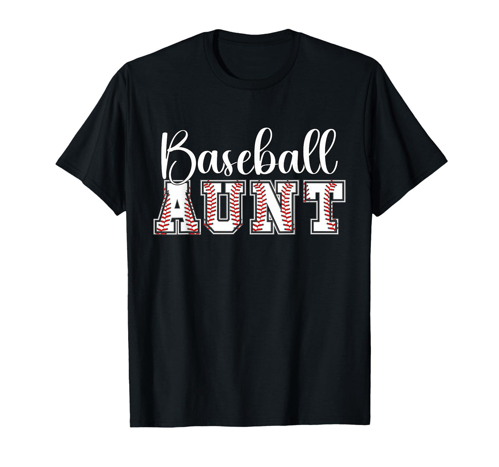 Baseball Aunt Baseball Player Aunt T-Shirt - Aesthetic Graphic Men Women - T-Shirt, Sweatshirt, Hoodie