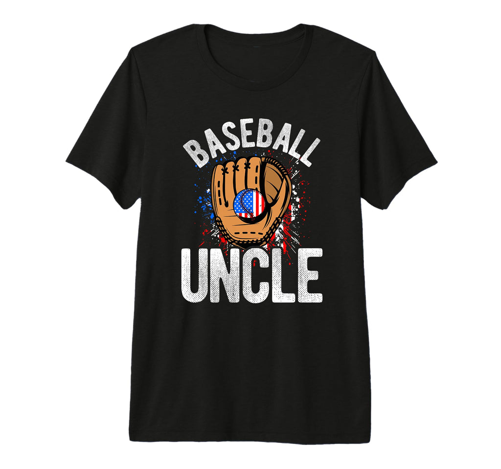 Mens Baseball Uncle Usa Flag Tri Blend T-Shirt - Aesthetic Graphic Unisex - T-Shirt, Sweatshirt, Hoodie