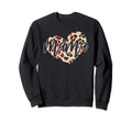 Baseball Mama Leopard Softball Mom Sweatshirt - Graphic Print Men Women - T-Shirt, Sweatshirt, Hoodie