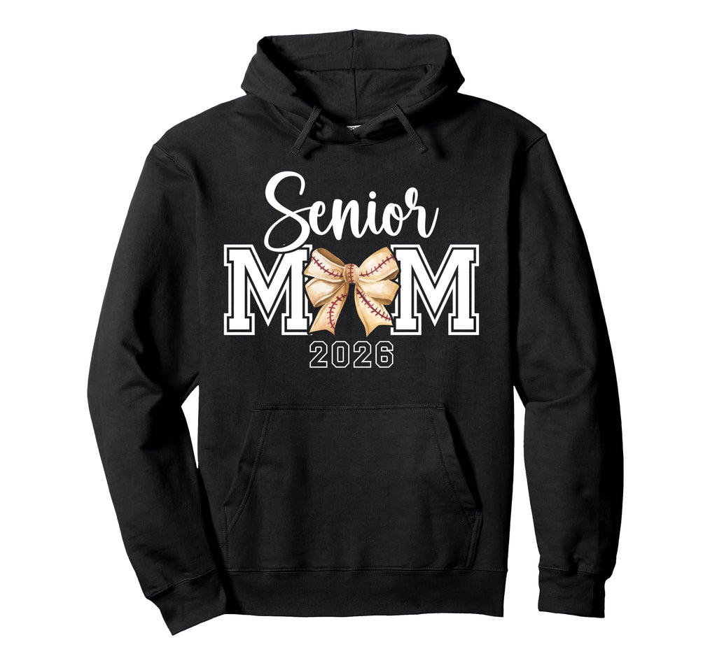 Baseball Senior Mom 2026 Baseball Hoodie - Custom Art Print Men Women - T-Shirt, Sweatshirt, Hoodie