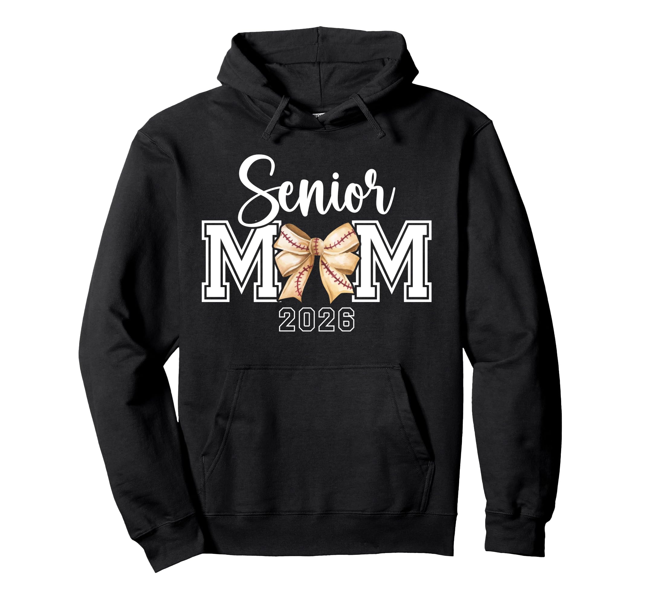 Baseball Senior Mom 2026 Baseball Hoodie - Custom Art Print Men Women - T-Shirt, Sweatshirt, Hoodie