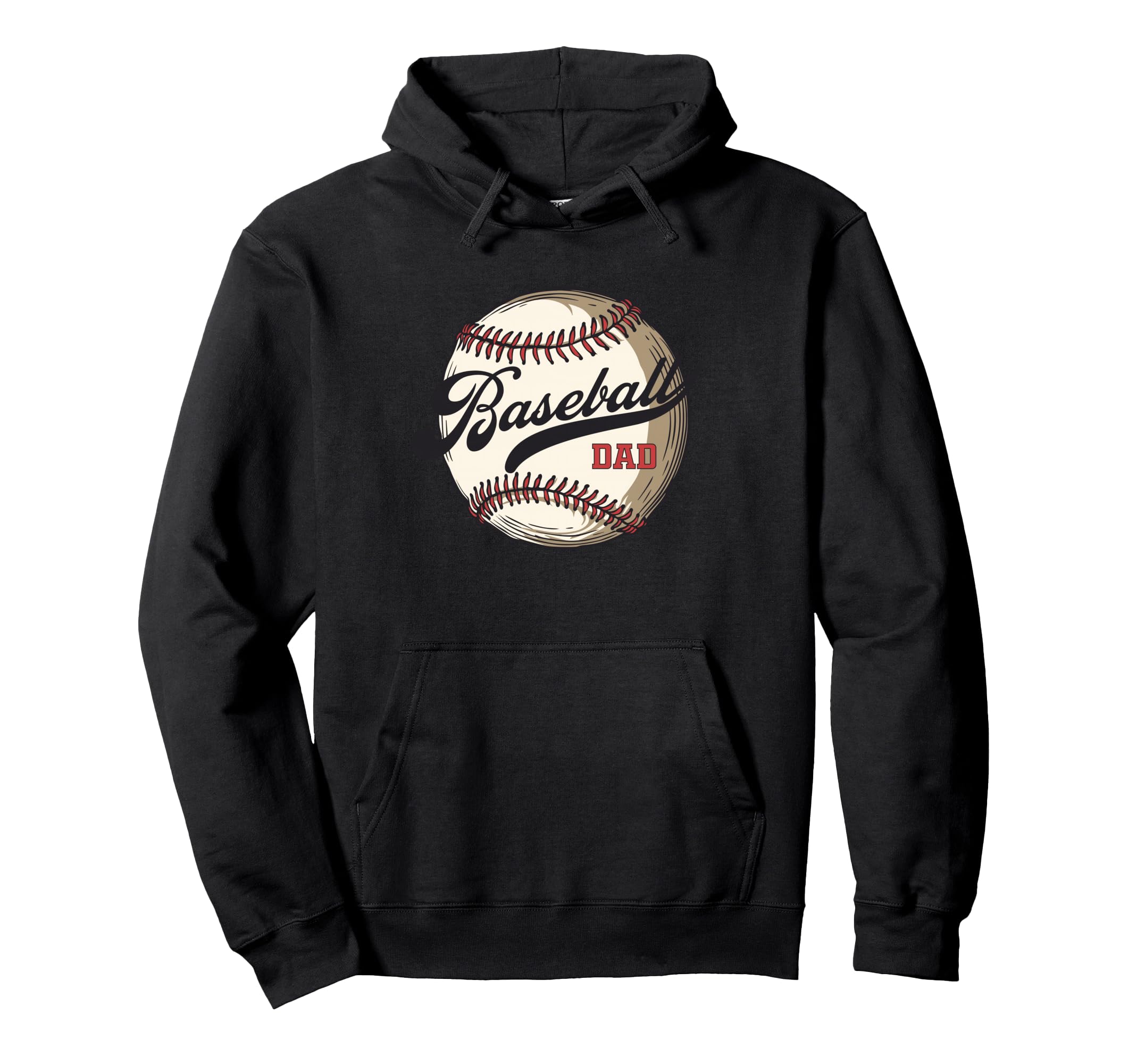 Baseball Dad Player Happy Fathers Day Hoodie - Aesthetic Graphic for Adults - T-Shirt, Sweatshirt, Hoodie