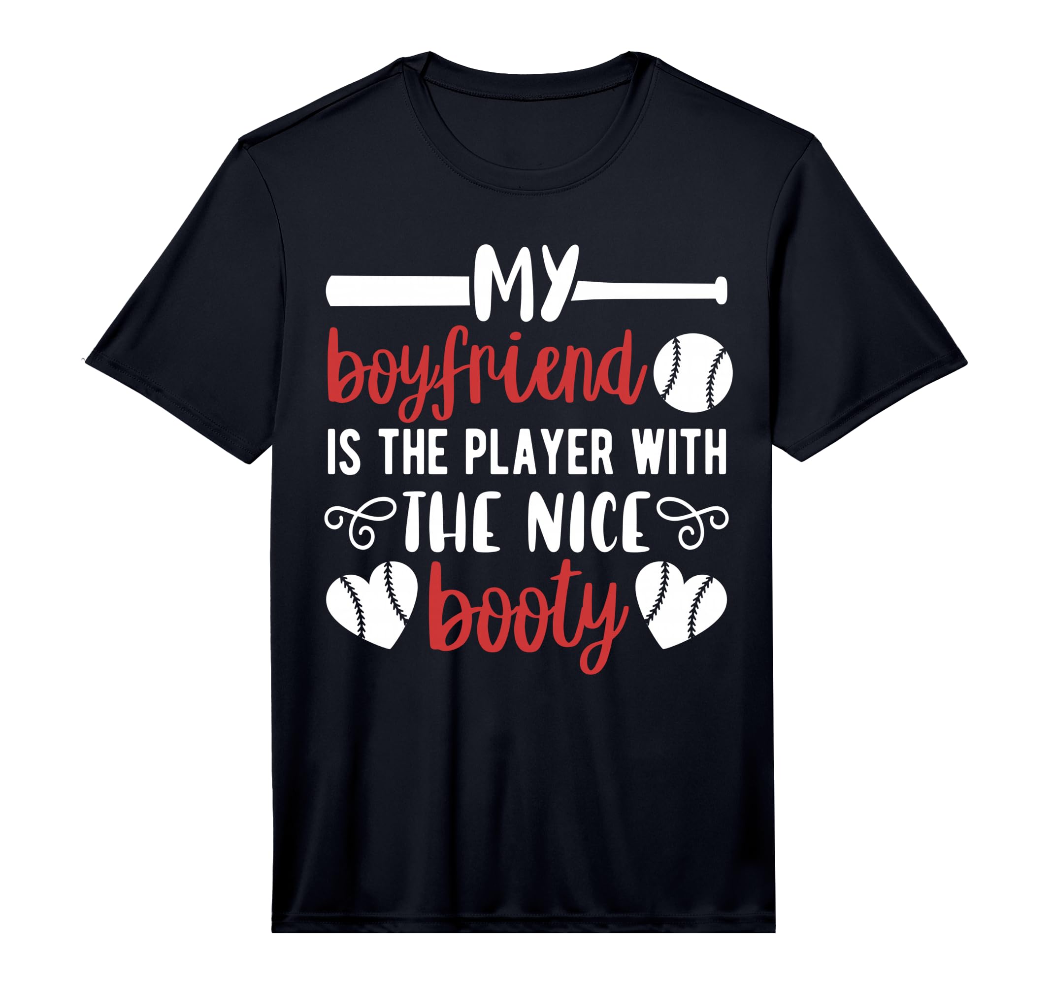Mens Baseball Girlfriend Funny T-Shirt - Minimalist Print Unisex - T-Shirt, Sweatshirt, Hoodie