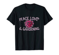 Peace Love And Gardening T-Shirt - Custom Art Print for Adults - T-Shirt, Sweatshirt, Hoodie