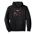 Cat Distressed Goth Cat 10 Hoodie - Trendy Graphic Men Women - T-Shirt, Sweatshirt, Hoodie
