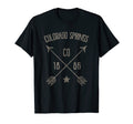 Colorado Springs Co Distressed Home T-Shirt - Minimalist Print Men Women - T-Shirt, Sweatshirt, Hoodie