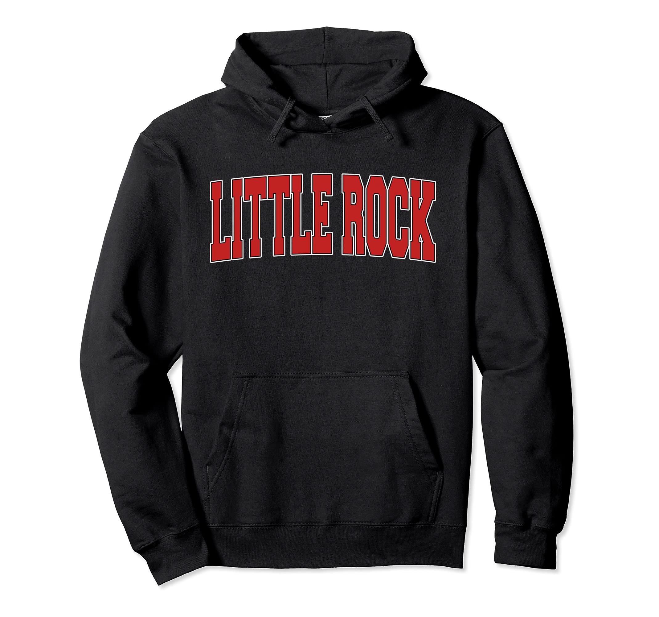 Little Rock Ar Arkansas Varsity Usa Sports Hoodie - Custom Art Print Unisex - T-Shirt, Sweatshirt, Hoodie