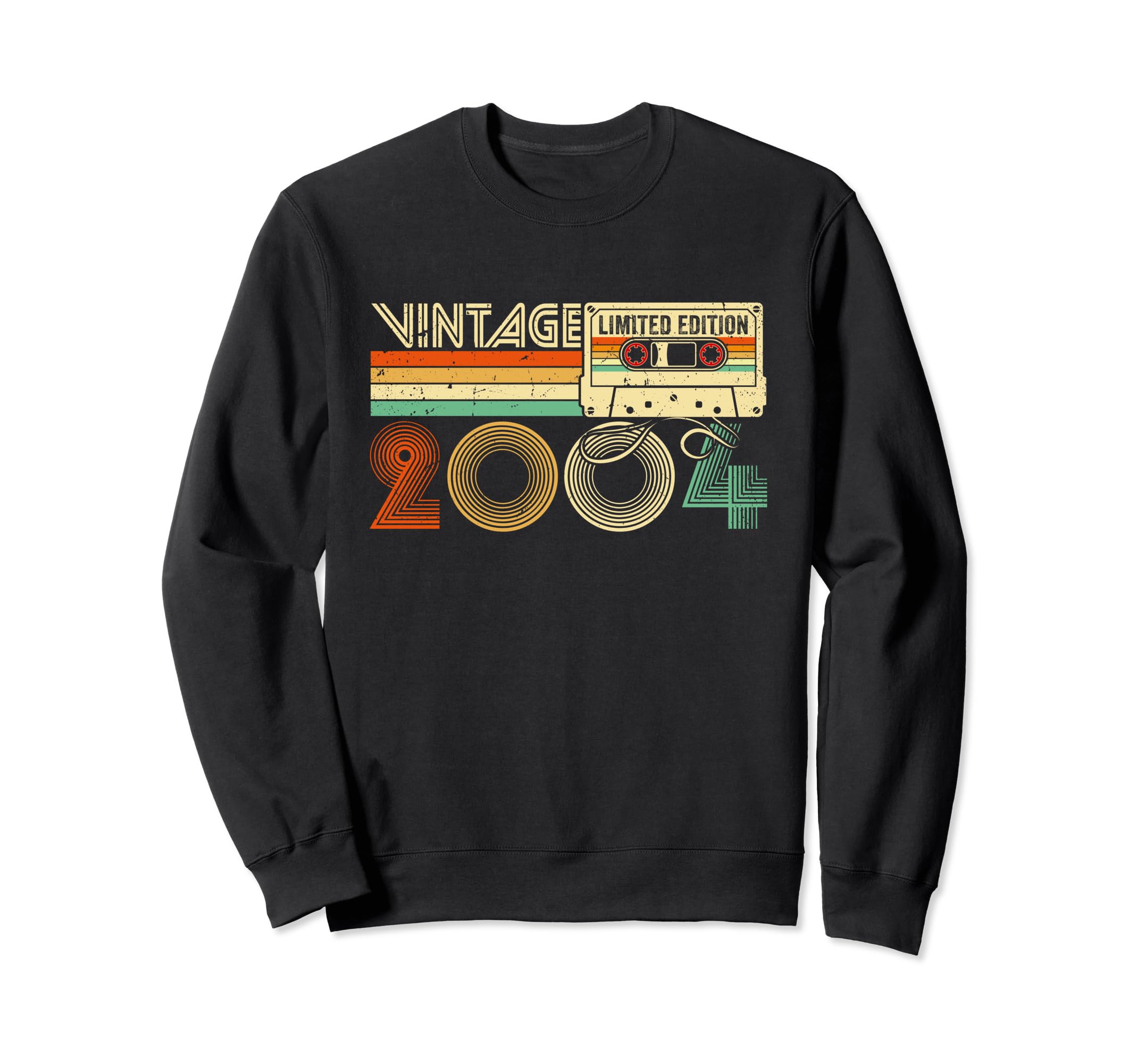2004 20 Years Old Cassette Tape 20Th Sweatshirt - Graphic Print Men Women - T-Shirt, Sweatshirt, Hoodie