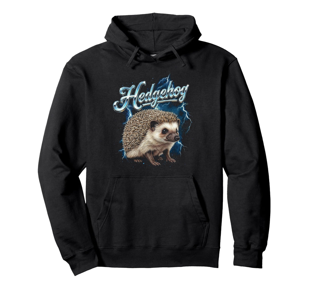 Hedgehog 90S Funny Hedgehog 80S Hoodie - Fun Novelty Design for Adults - T-Shirt, Sweatshirt, Hoodie