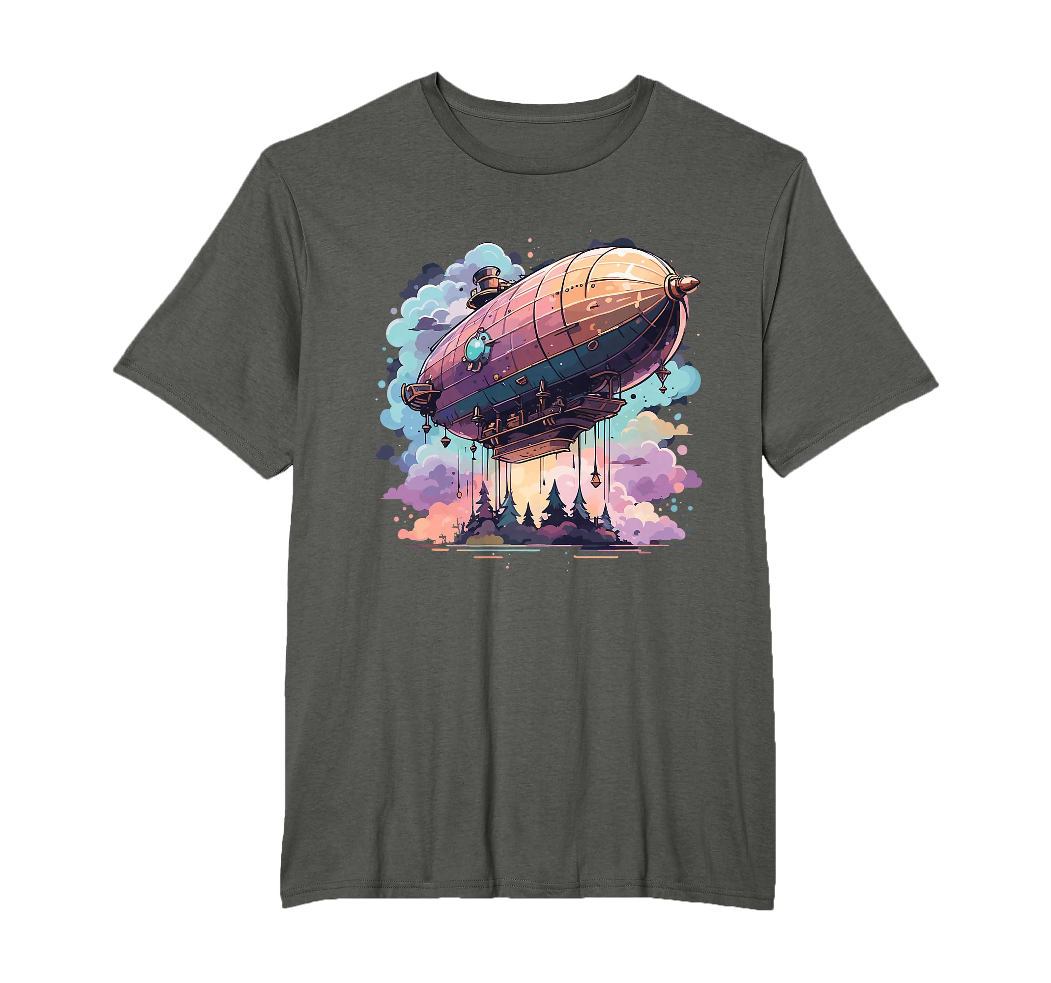 Zeppelin Zeppelin Dirigible Airship T-Shirt - Trendy Graphic Men Women - T-Shirt, Sweatshirt, Hoodie