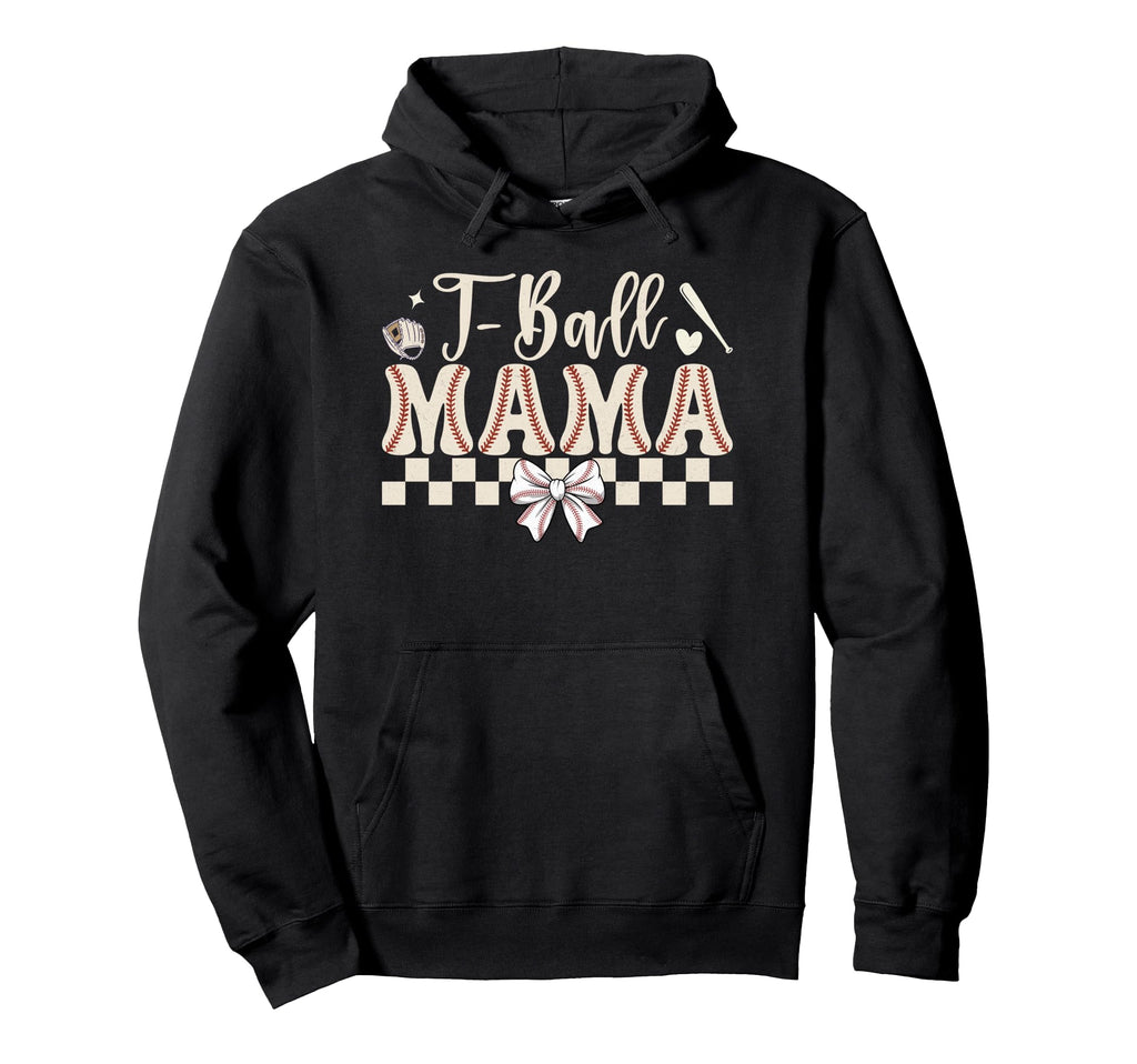 Coquette Tball Mama Baseball Mama Hoodie - Unique Graphic for Adults - T-Shirt, Sweatshirt, Hoodie