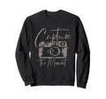 Capture Moment Photography Camera Sweatshirt - Unique Graphic for Adults - T-Shirt, Sweatshirt, Hoodie