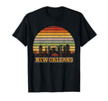 New Orleans Usa Sunset Skyline T-Shirt - Casual Everyday Wear Men Women - T-Shirt, Sweatshirt, Hoodie