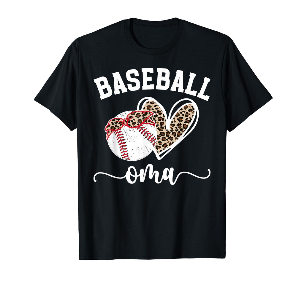 Baseball Oma Grandma Oma Baseball Player T-Shirt - Novelty Apparel Unisex - T-Shirt, Sweatshirt, Hoodie
