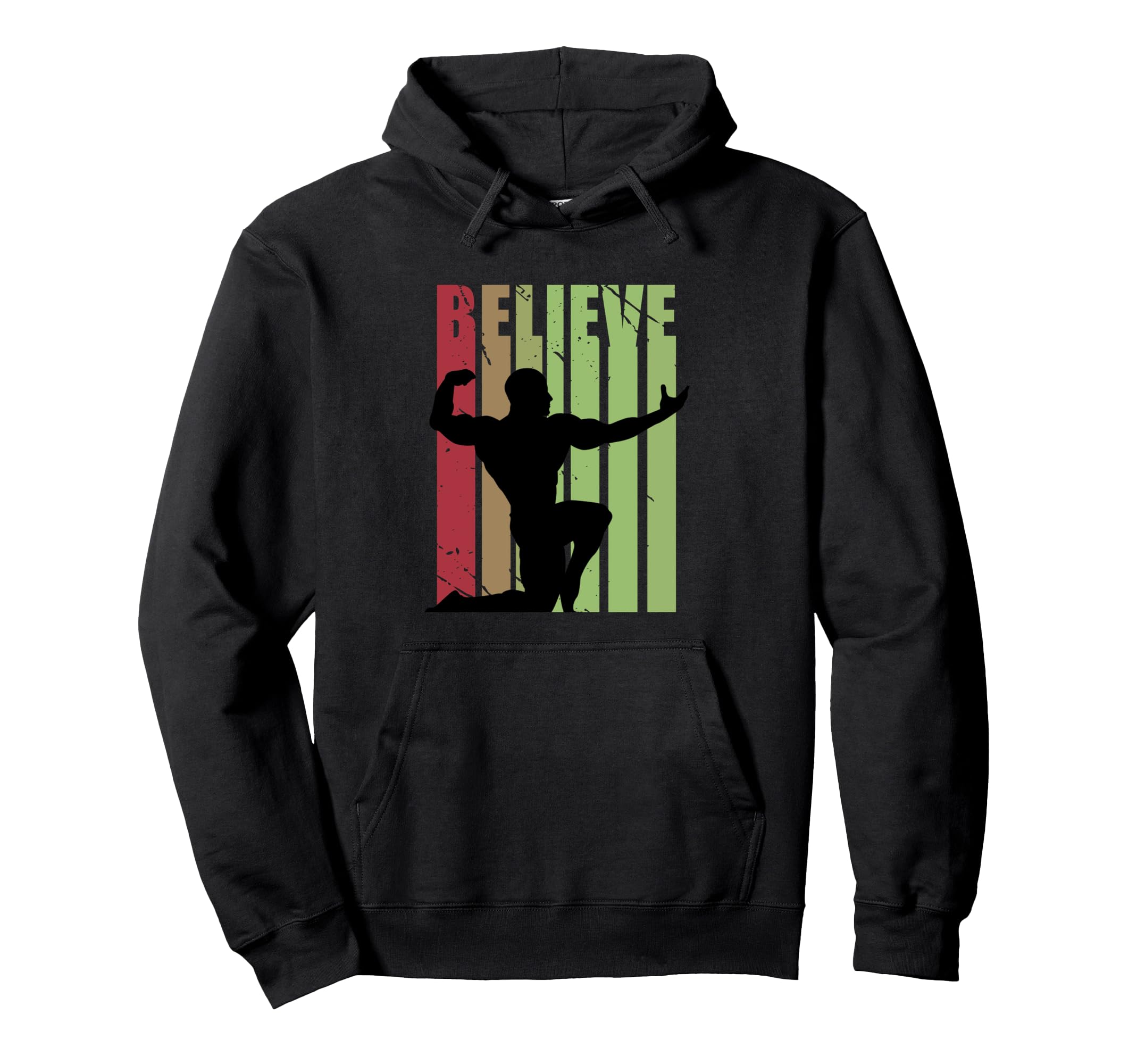 Mens Bodybuilding Birthday Green Red Hoodie - Fun Novelty Design Men Women - T-Shirt, Sweatshirt, Hoodie