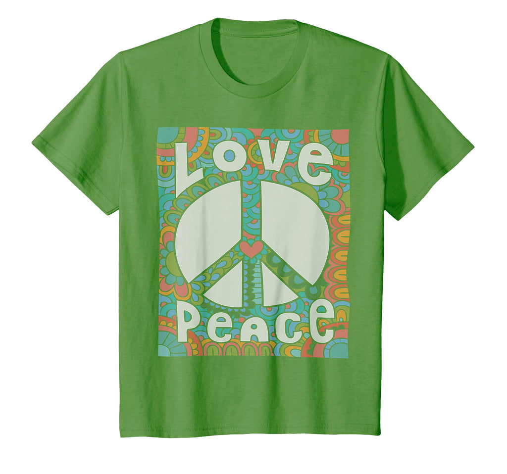 Peace Sign Love 60S 70S Tie Dye T-Shirt - Casual Everyday Wear for Adults - T-Shirt, Sweatshirt, Hoodie