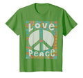 Peace Sign Love 60S 70S Tie Dye T-Shirt - Casual Everyday Wear for Adults - T-Shirt, Sweatshirt, Hoodie