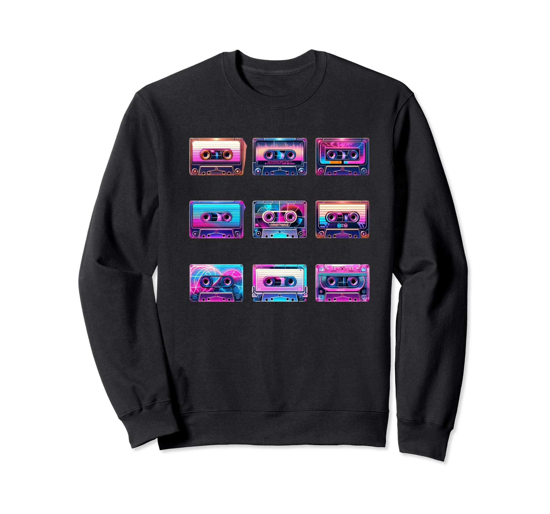 Cassette Tape Music Lover Sweatshirt - Minimalist Print Unisex - T-Shirt, Sweatshirt, Hoodie