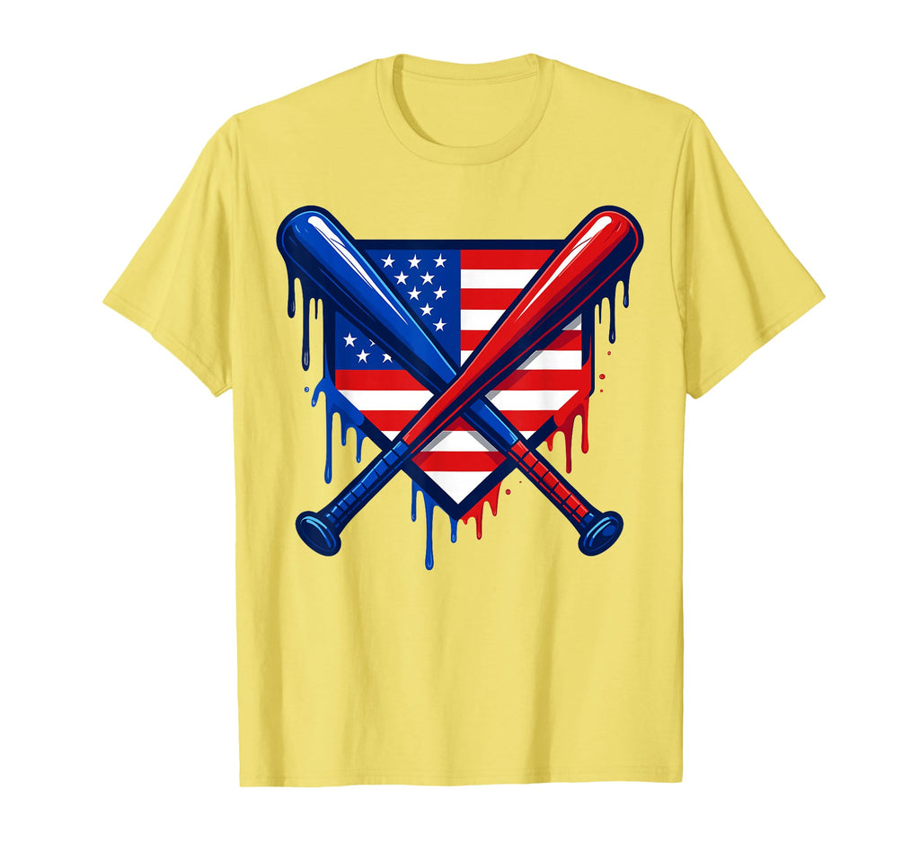 Baseball Ice Cream Red White T-Shirt - Casual Everyday Wear for Adults - T-Shirt, Sweatshirt, Hoodie