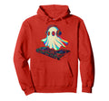Ghost Trippy Vaporwave Festival Rave Hoodie - Graphic Print Unisex - T-Shirt, Sweatshirt, Hoodie