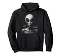 Alien Ufo Extraterrestrial 90S Hoodie - Minimalist Print for Adults - T-Shirt, Sweatshirt, Hoodie