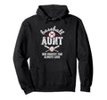 Baseball Aunt Biggest Fan Hoodie - Casual Everyday Wear Men Women - T-Shirt, Sweatshirt, Hoodie