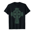 Distressed Celtic Cross Saint Patricks Day T-Shirt - Trendy Graphic Unisex - T-Shirt, Sweatshirt, Hoodie